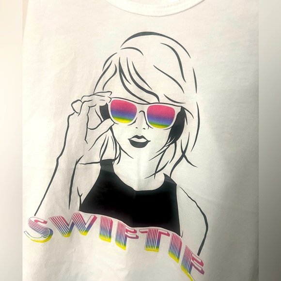 Taylor Swift Swifty Racerback Tank Top - Picture 2 of 6